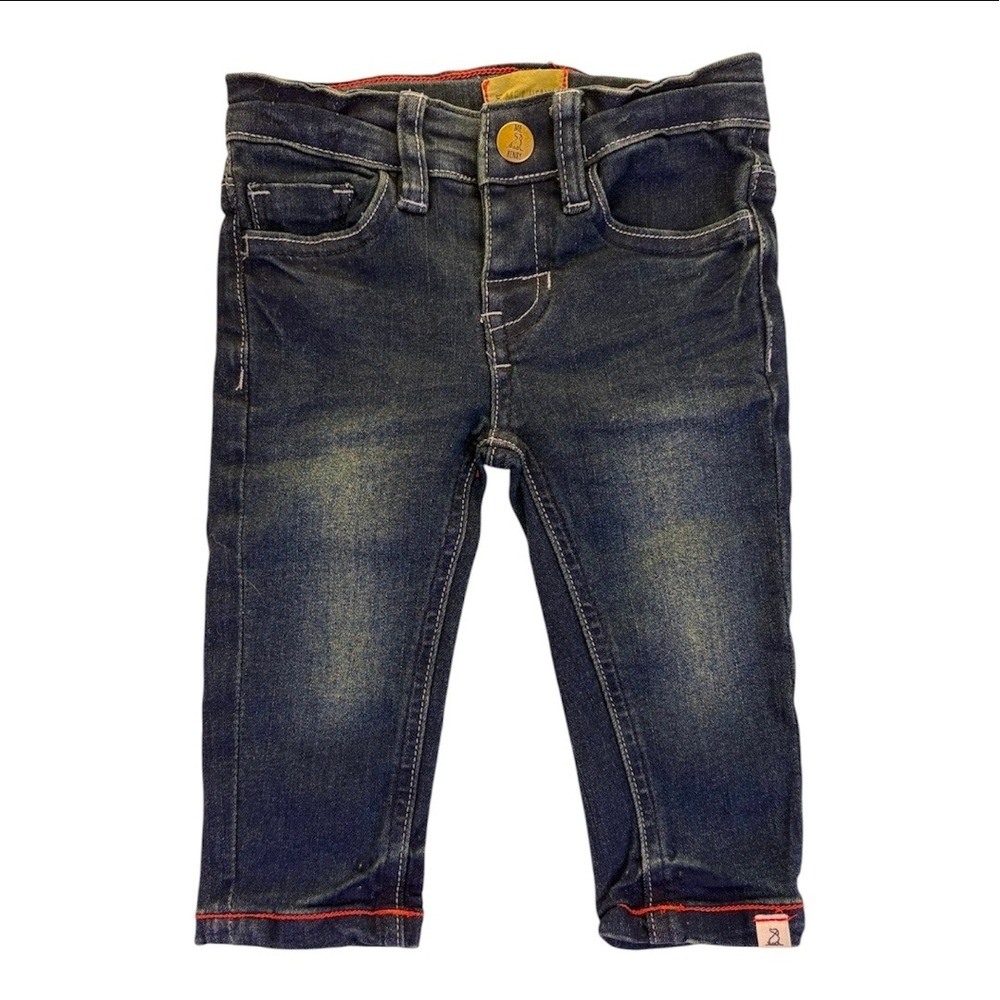 Me & Henry Toddler Boys Mark Blue Denim Jeans HB342AX Dark Wash‎ 6-9M NWT